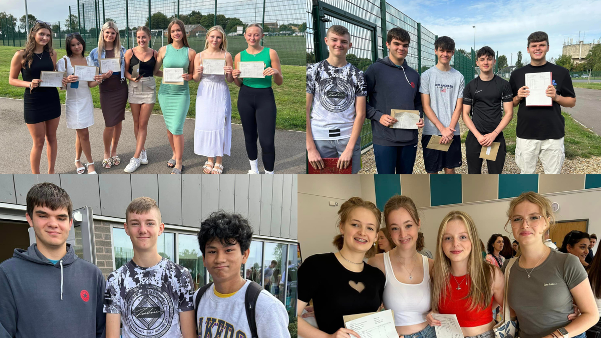 Image of Cromwell Community College proud of students’ successes as they receive their GCSE results